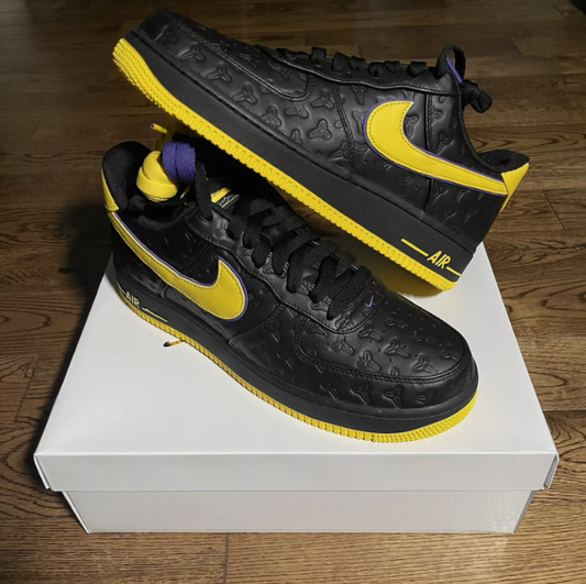 New Nike Kobe Bryant x Air Force 1 Low Retro Lakers Away