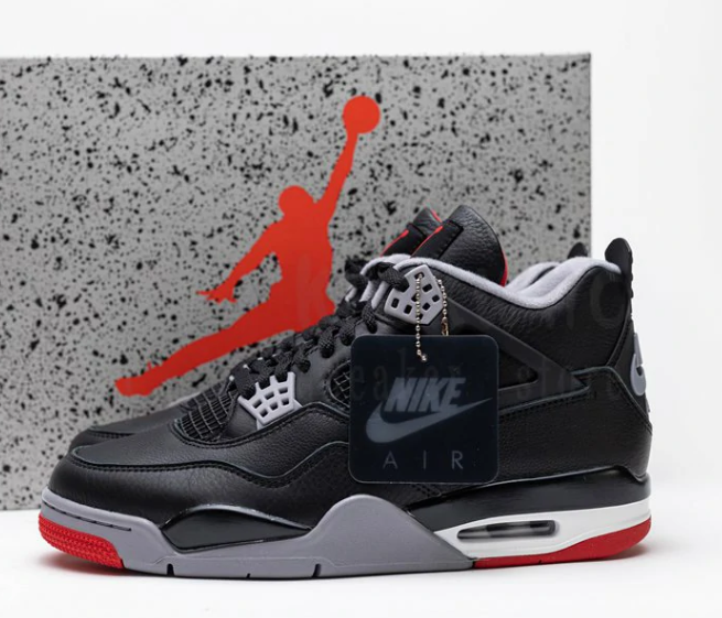 Air Jordan 4 Retro Bred Reimagined (Size up to 16)