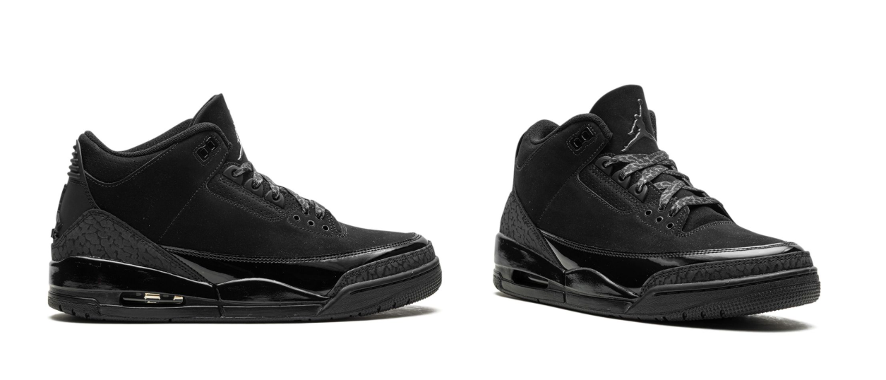 2025 Jordan Air Jordan 3 Black Cat / 2025 sneakers.